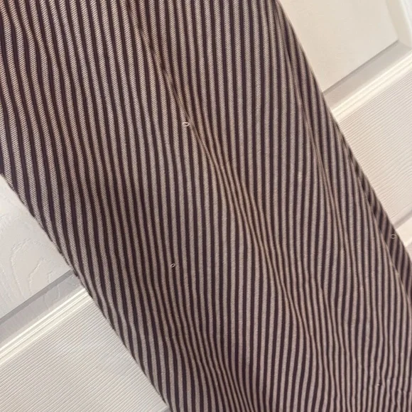 Ann Taylor brown striped dress, size 10 - Picture 5 of 6